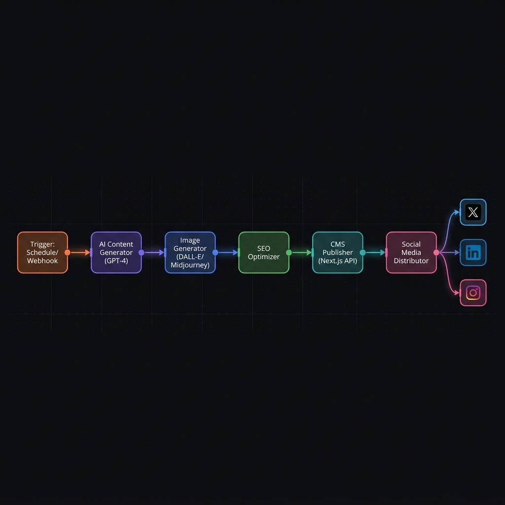 n8n Content Creation Automation Workflow