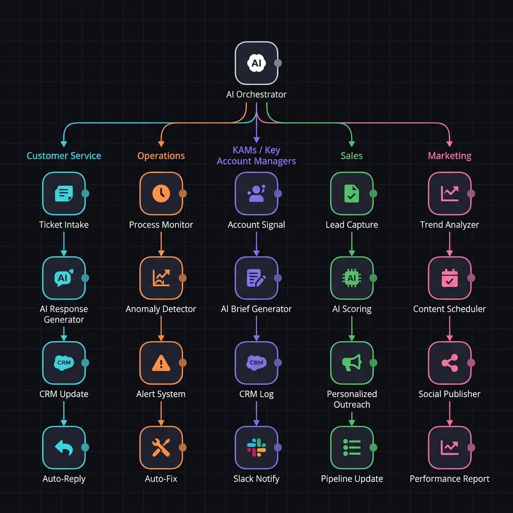 n8n Enterprise Department Workflow Automation